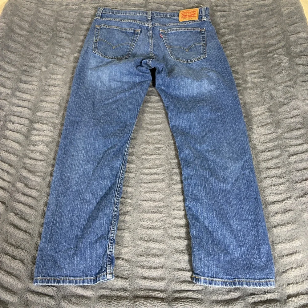 Levis 559 Relaxed Straight Mens Jeans 36x32 Blue Medium Wash Stretch Denim